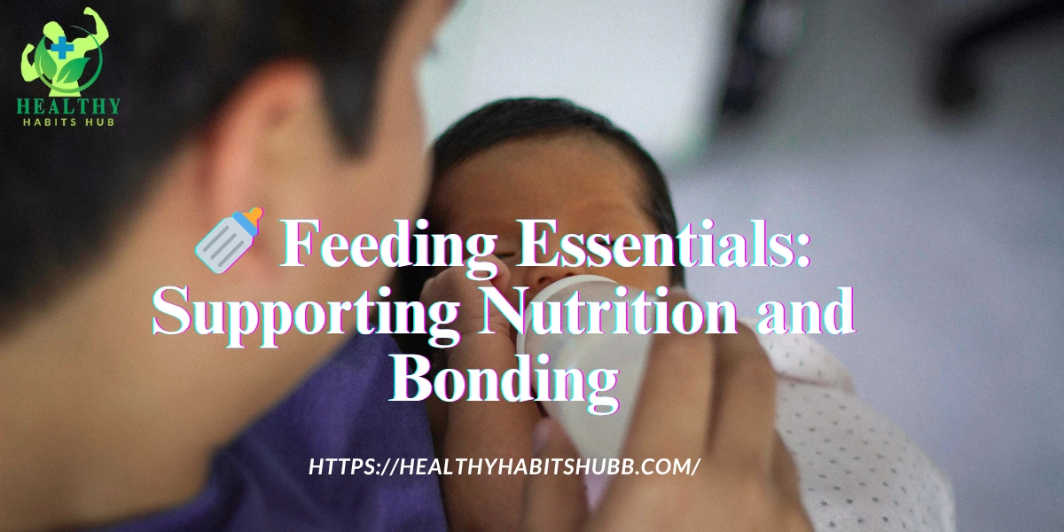 🍼 Feeding Essentials: Supporting Nutrition and Bonding