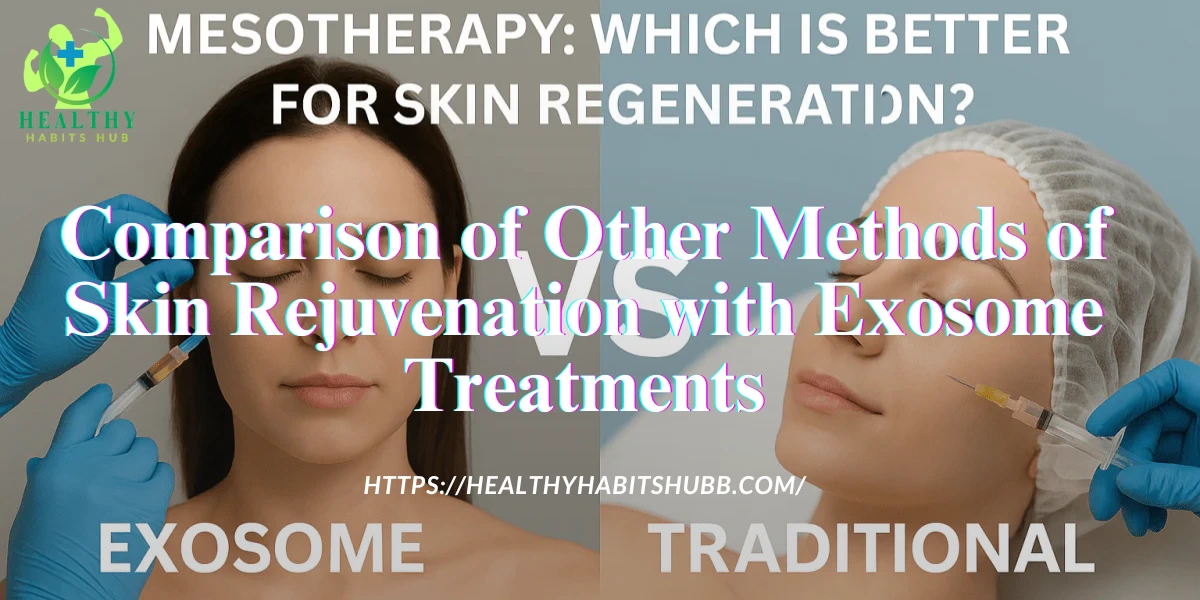 Comparison of Other Methods of Skin Rejuvenation with Exosome Treatments
