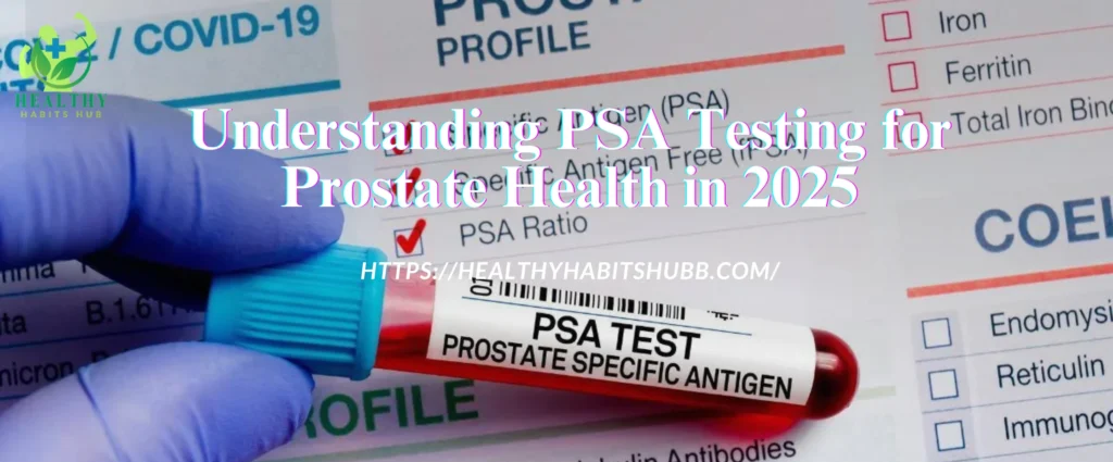 Understanding PSA Testing for Prostate Health in 2025